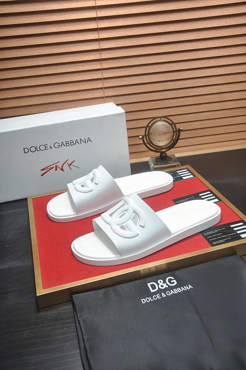 Men's shoes 💰280 [D&G] High-end quality Product trademark: DG "Dolce & Gabban*" slippers, Product material: Imported cowhide upper, original air cushion outsole, regular size: 38-45
